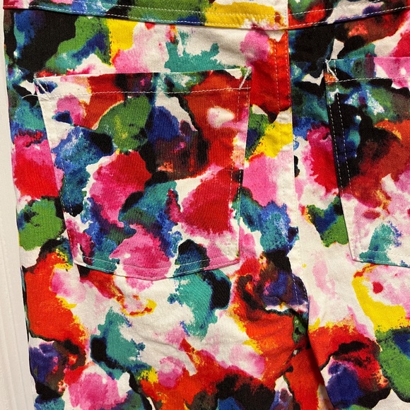 ORANGE Fashion Village size L multi coloured pullon pants - Picture 3 of 6